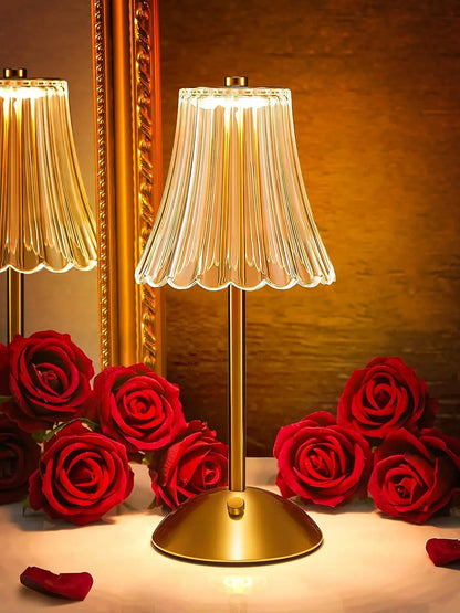 Crystal Flower Lamp