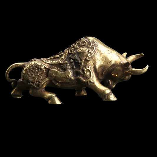 Brass Lucky Bull