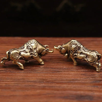 Brass Lucky Bull