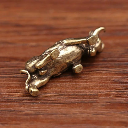 Brass Lucky Bull